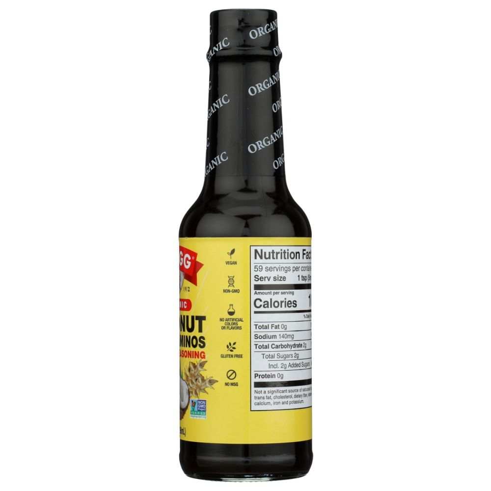 BRAGG Coconut Liquid Aminos - 10 oz, Soy-Free | All Organic Seasoning