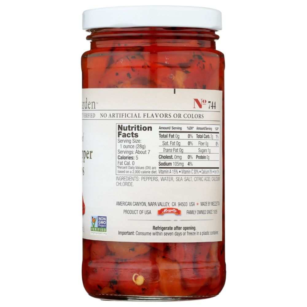 JEFFS GARDEN: Roasted Bell Pepper Strips, 12 oz