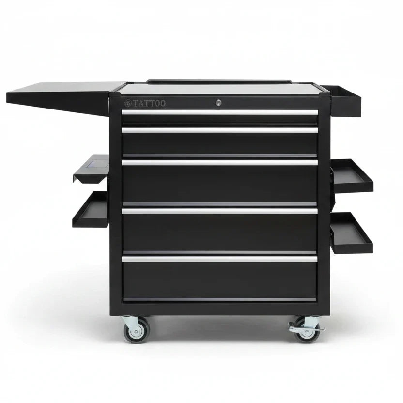 Multifunctional tattoo tool workbench tool car