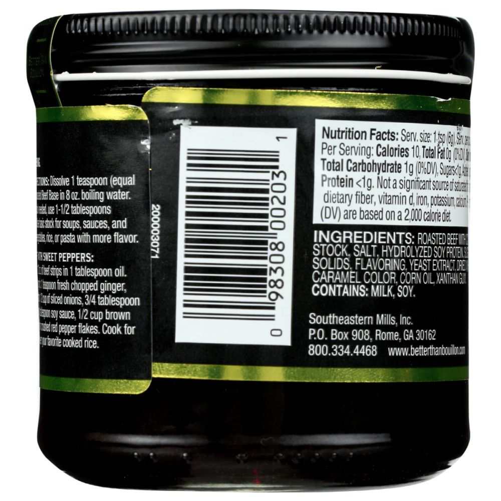 BETTER THAN BOUILLON: Roasted Beef Base, 8 oz