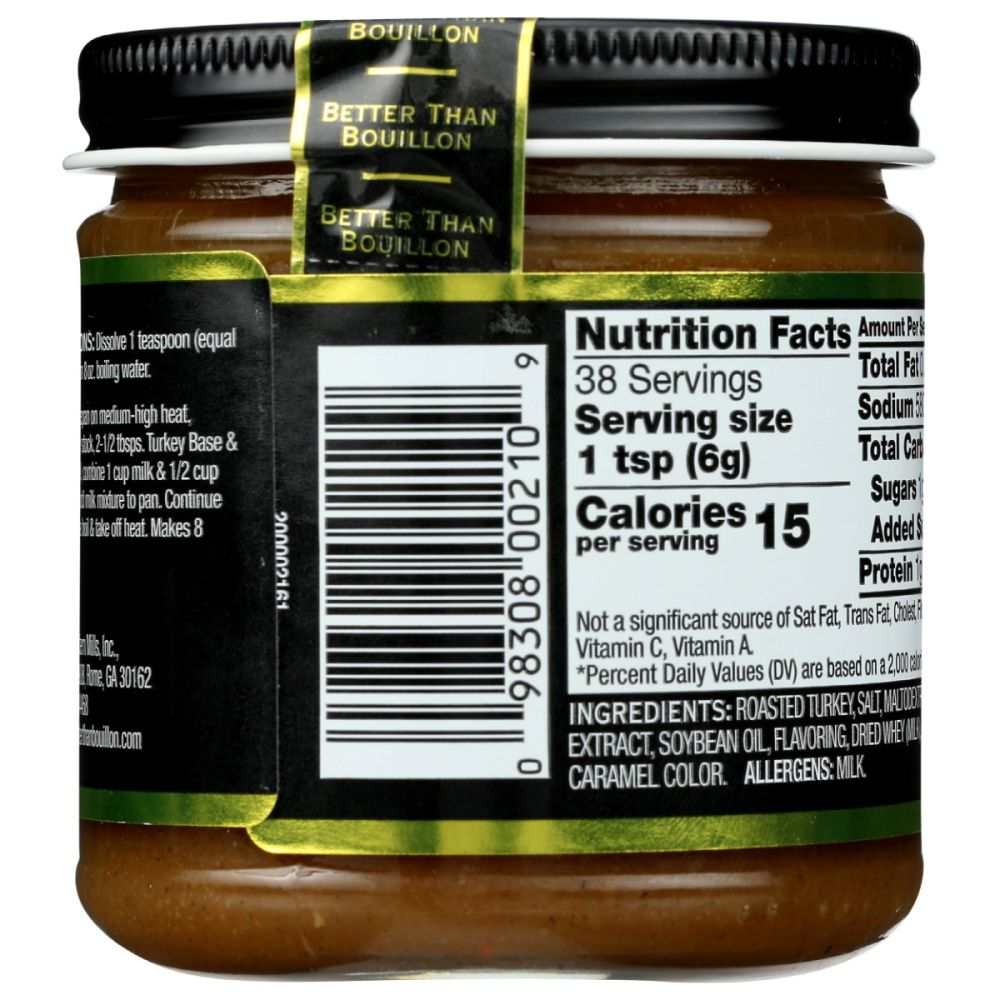 BETTER THAN BOUILLON: Roasted Turkey Base, 8 oz