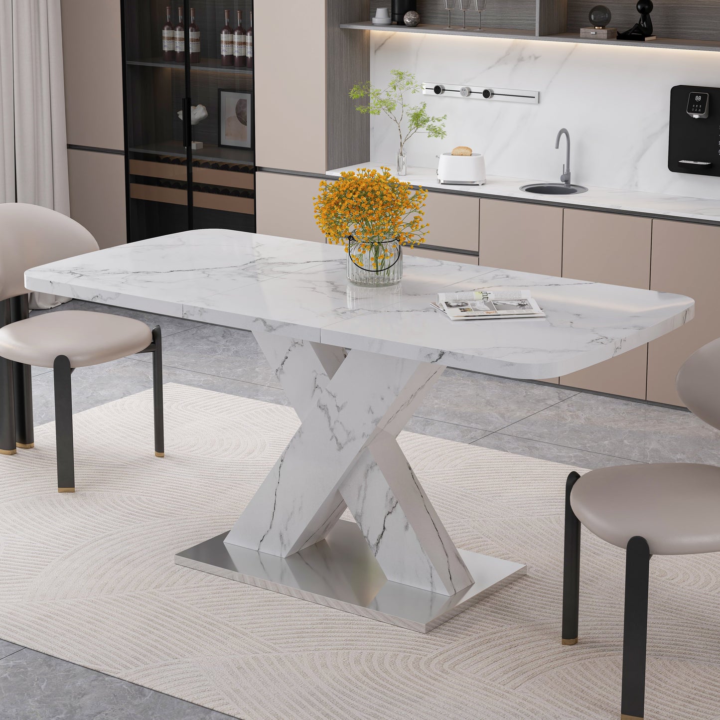 Modern Rectangle Dining Table