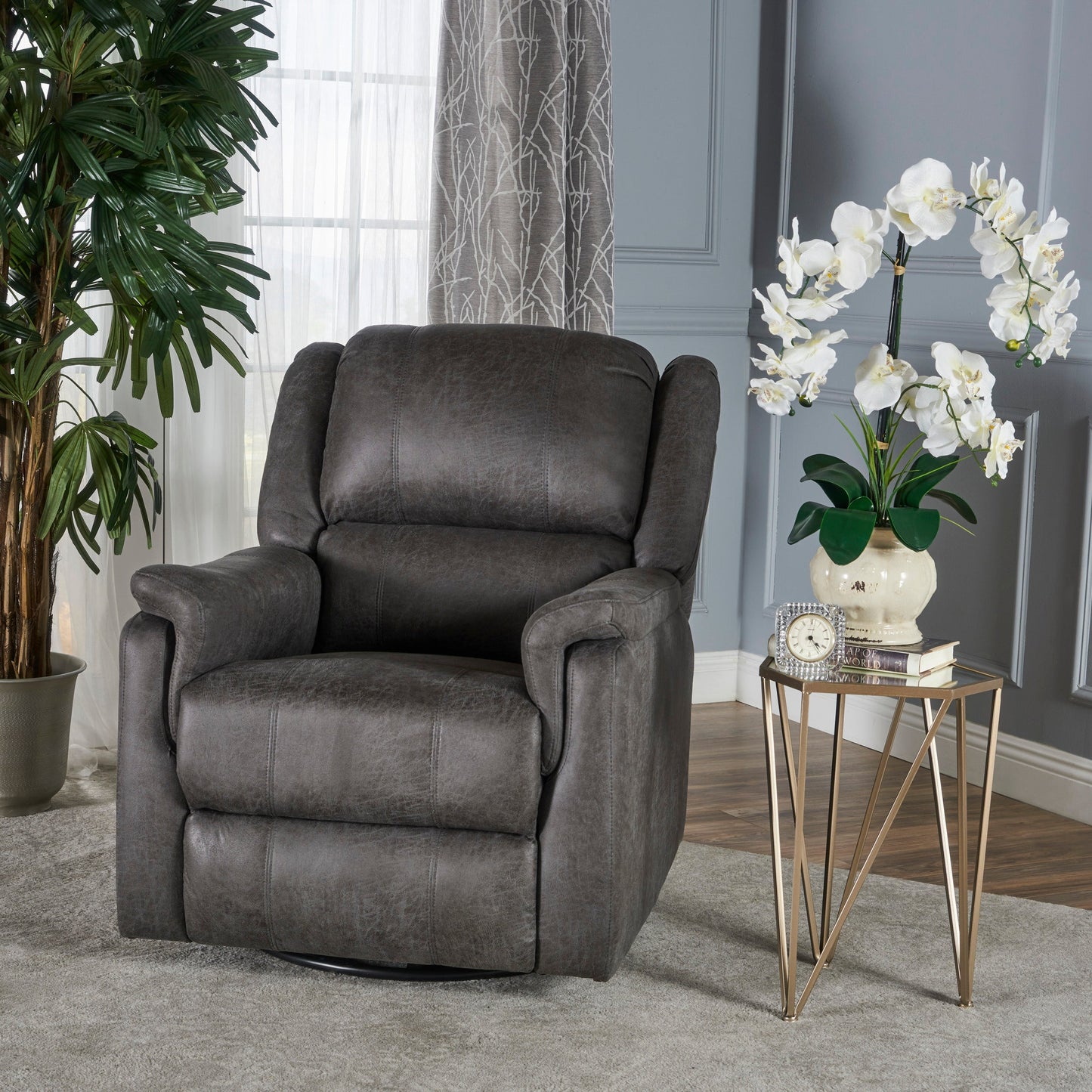 Glider Recliner With Swivel