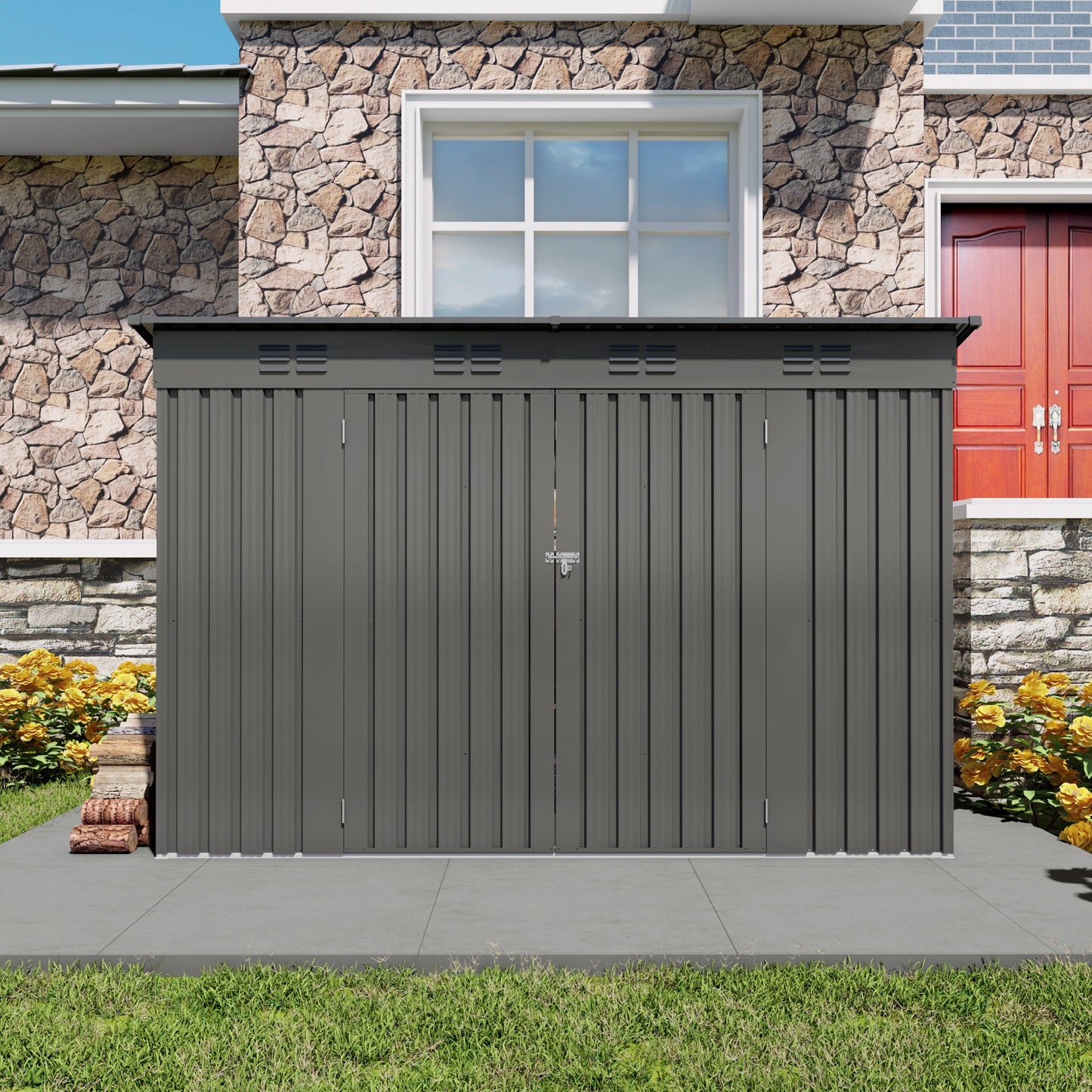 4 x 9 FT Outdoor Storage Shed