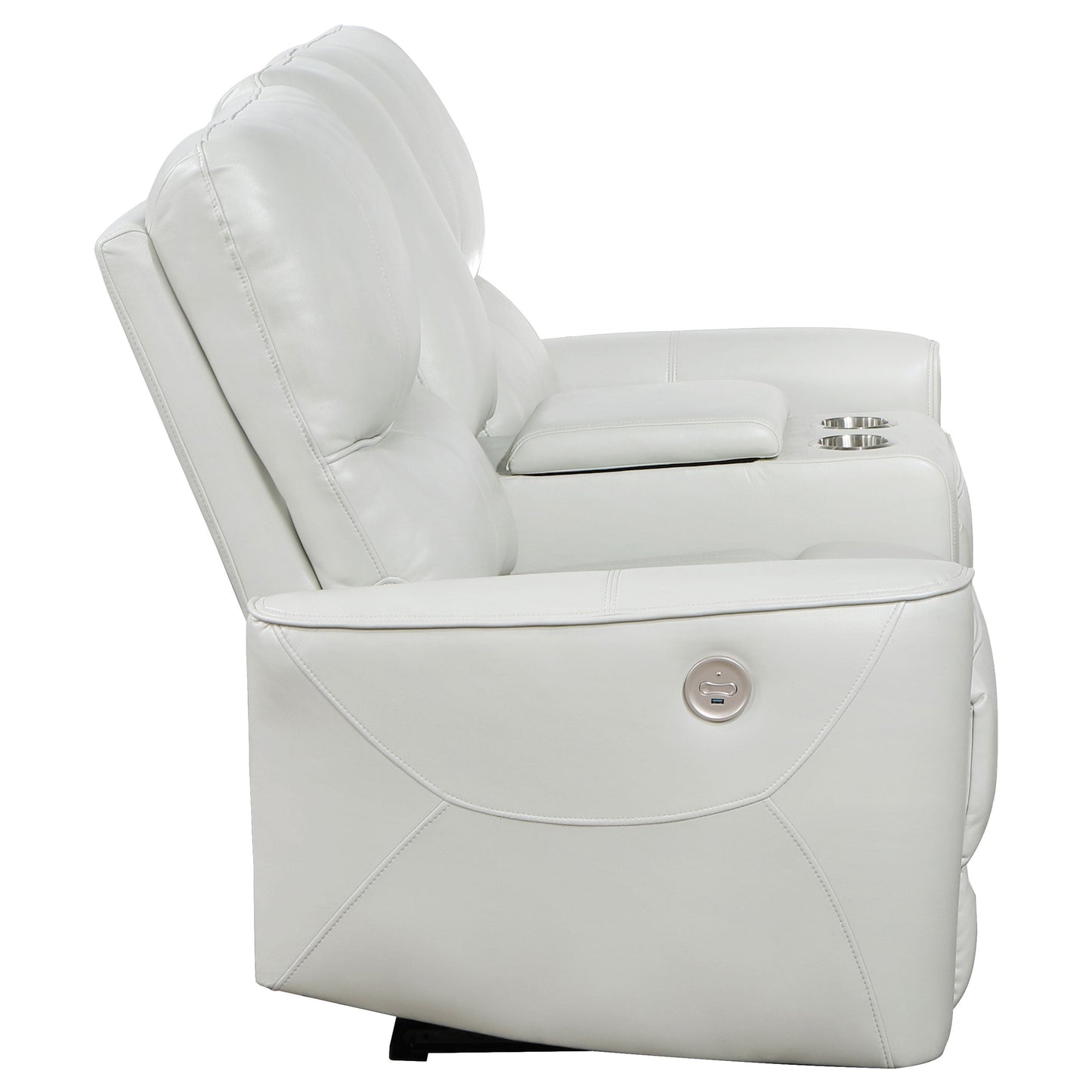 Denson Dove Power Reclining Loveseat