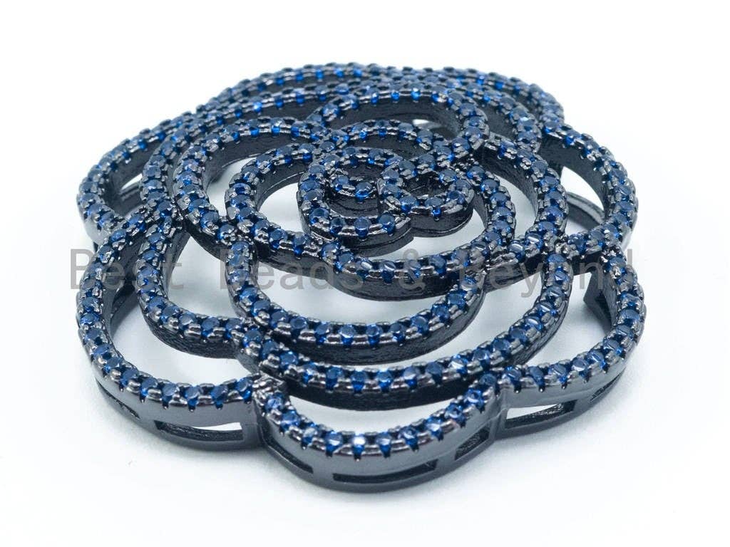 Rose Flower Pendant Connector, sku#L137