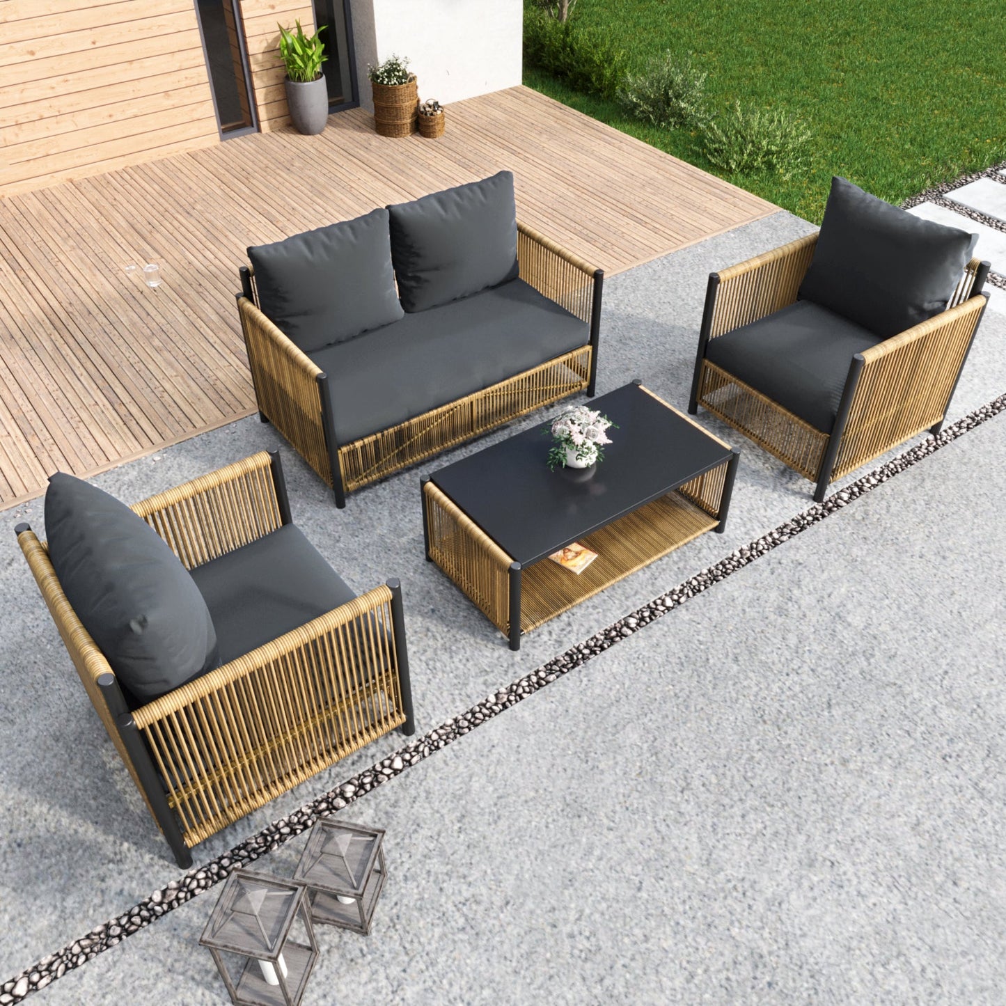 New Comming Patio 4 Pieces