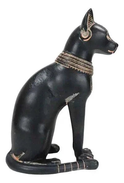 Small Egyptian Bastet Cat Statue 5"