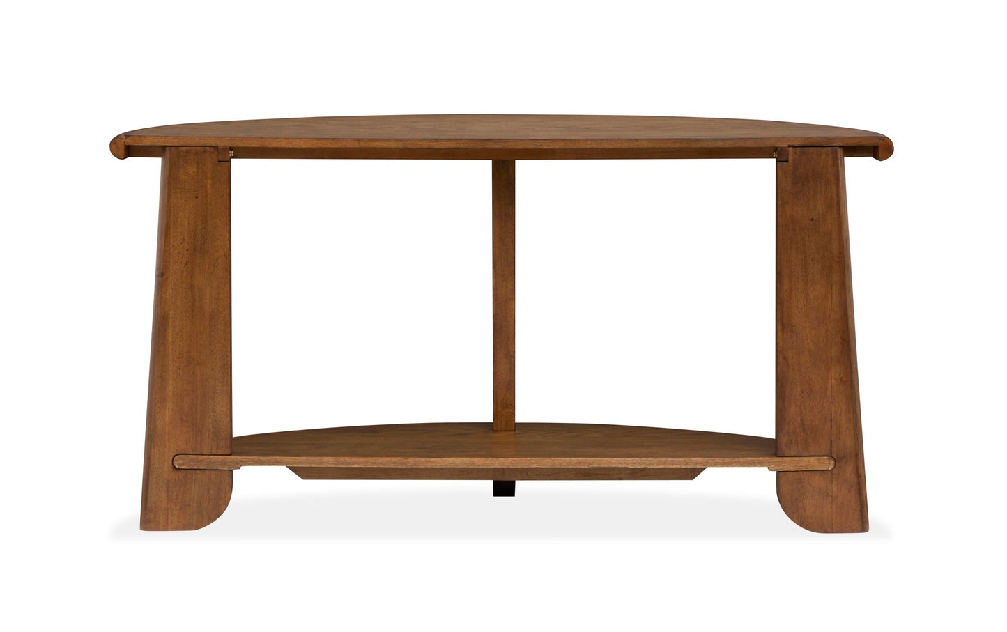 Tanner - Demilune Sofa Table - Tawny Brown