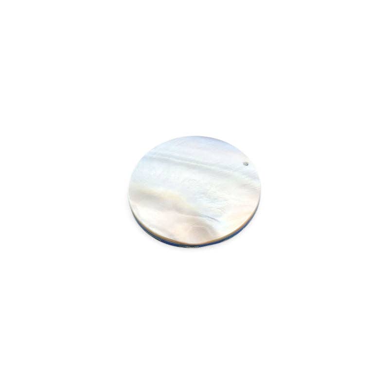 Large Blue Pearl Evil Eye Charm, Sku#LX458