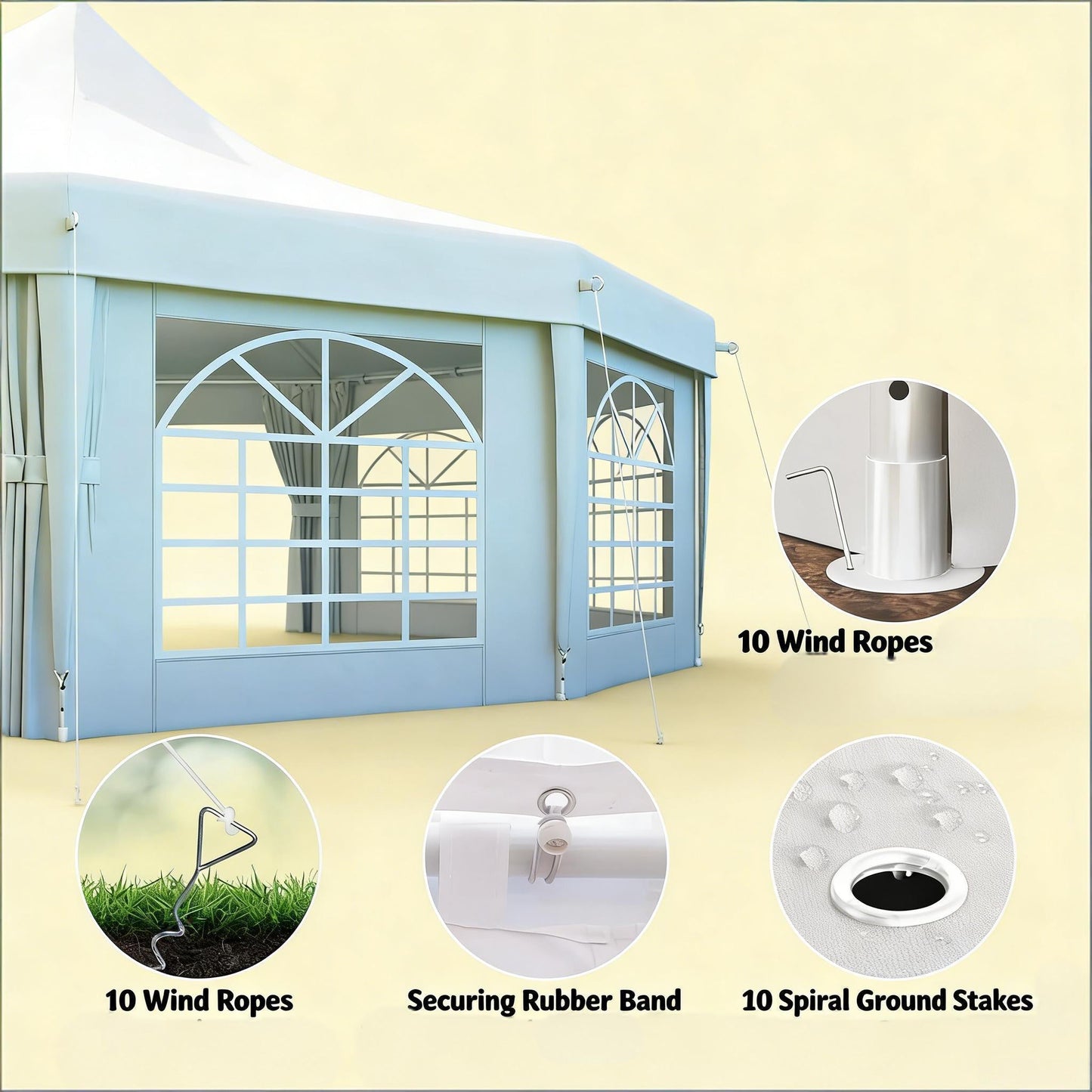 Extra Large Event Tent for Outdoor Gatherings
