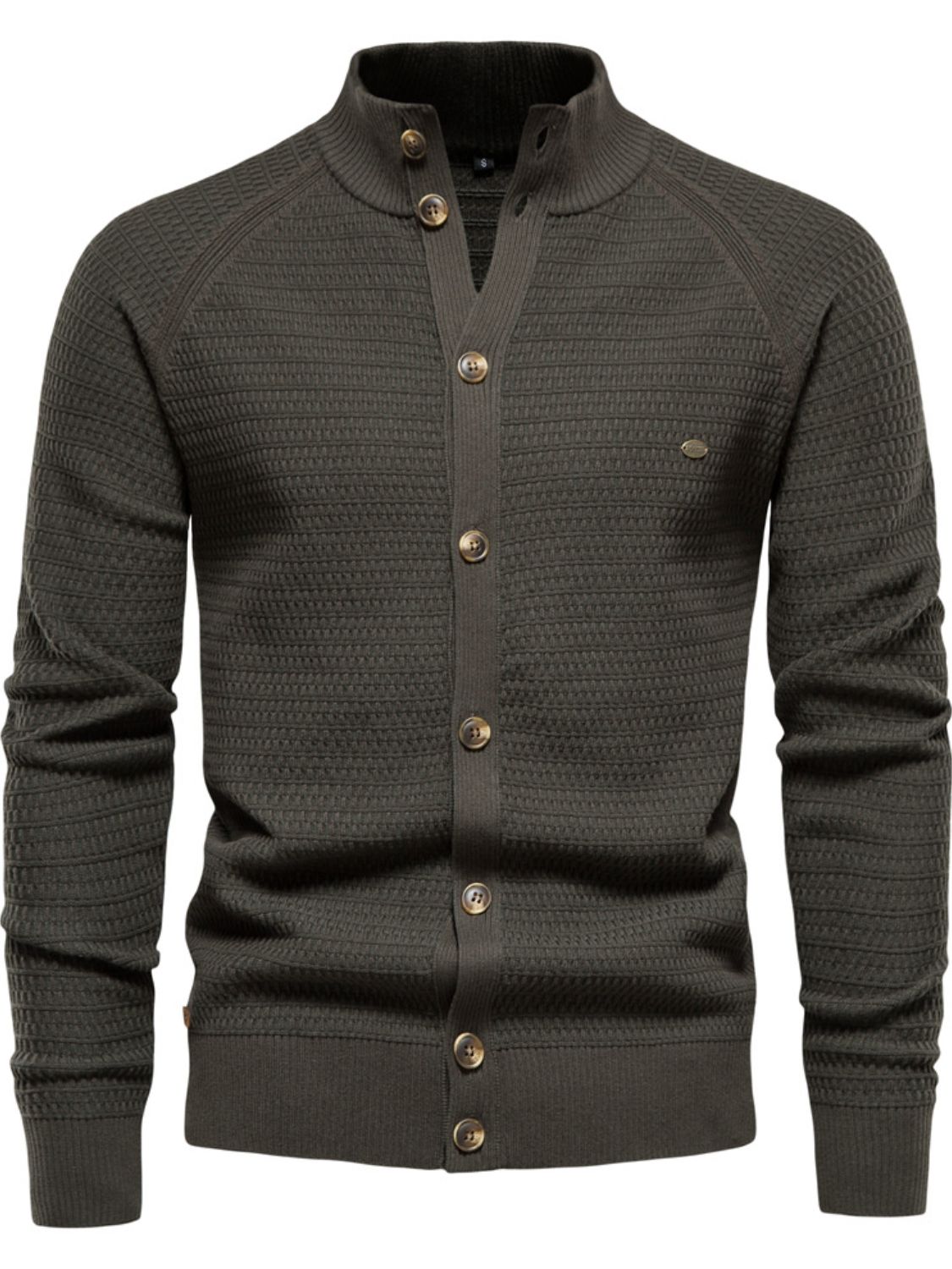 Men's Button Down Long Sleeve Cardigan