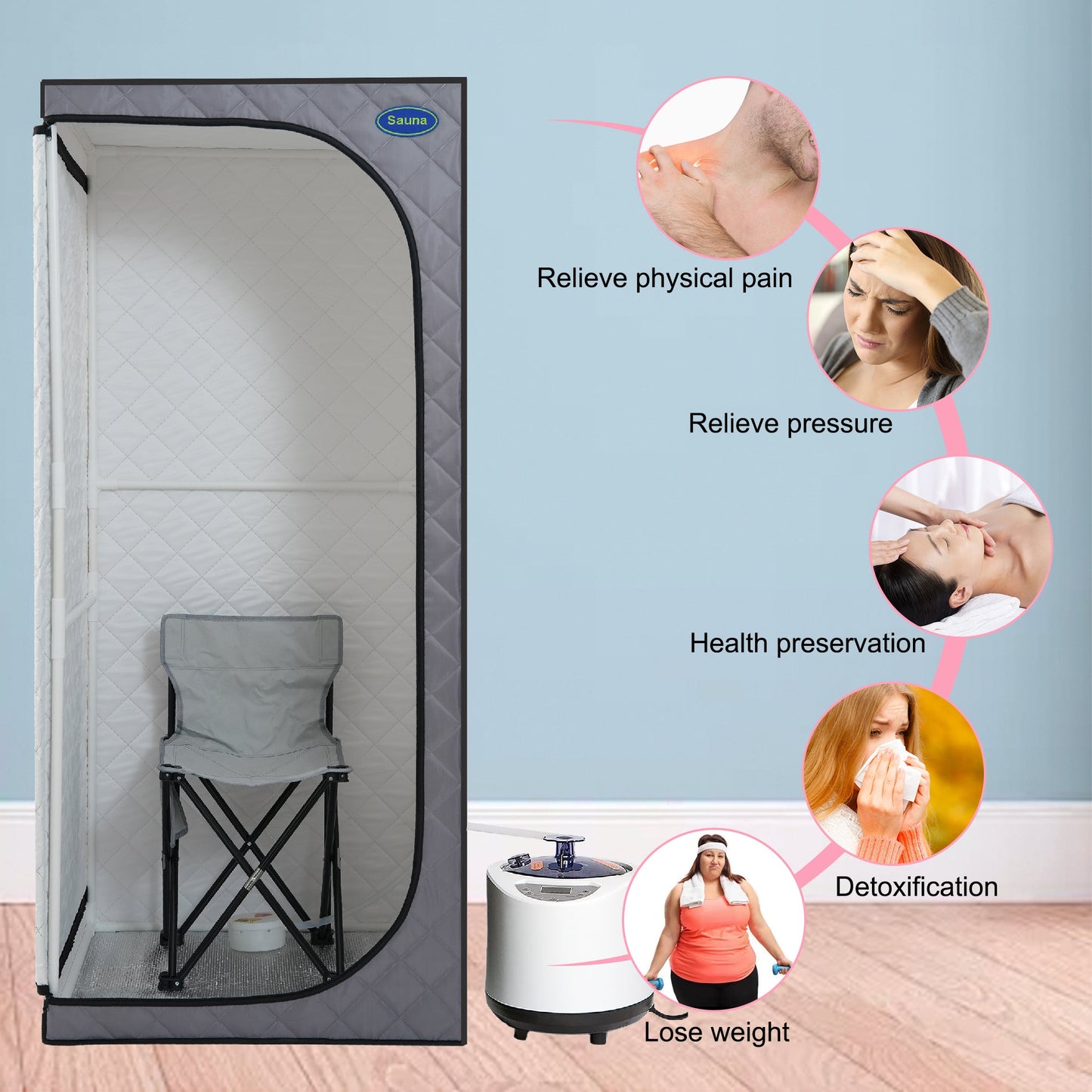 Portable Full Body Steam Sauna Tent