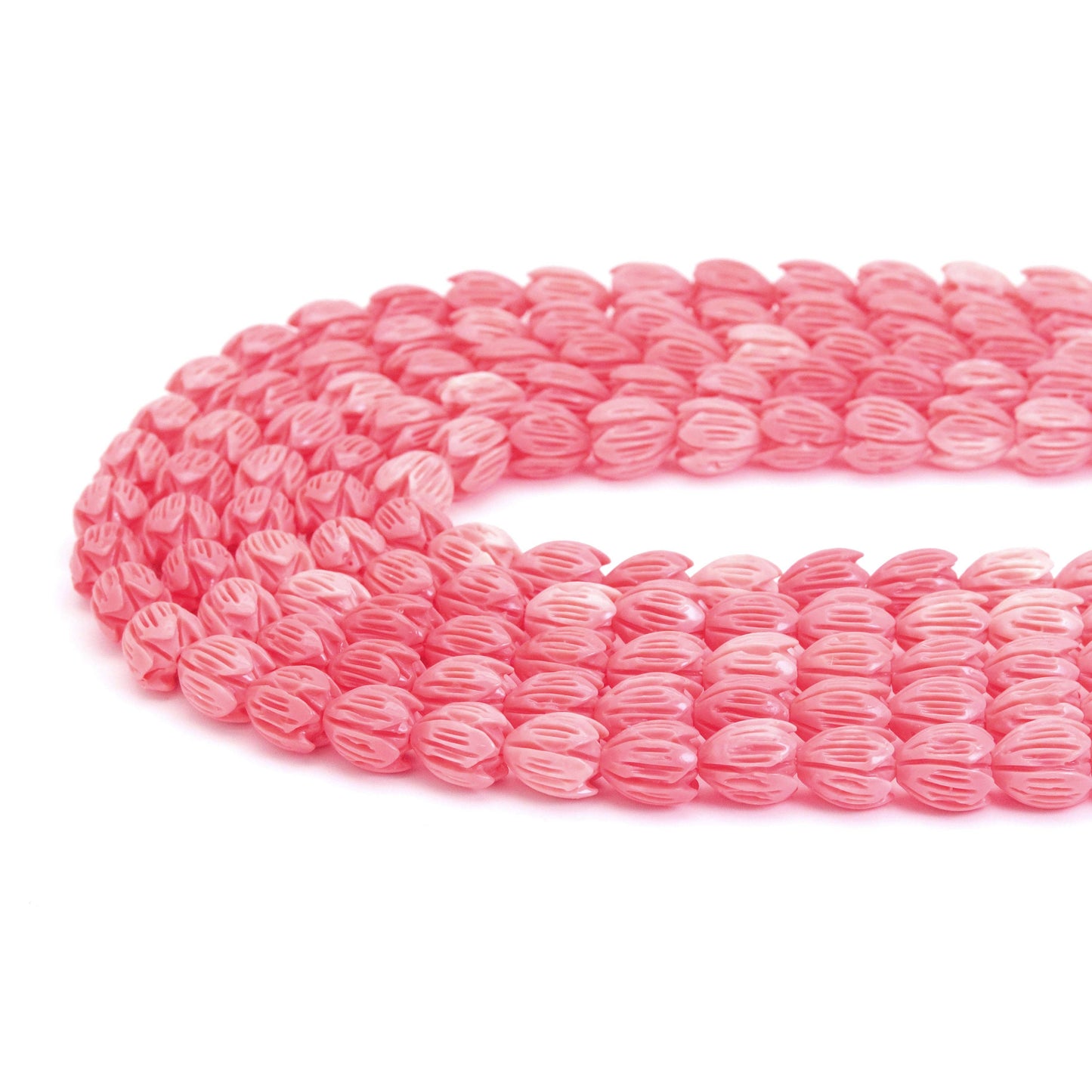 10x12mm Pink Tulip Jasper Beads, Sku#U2028