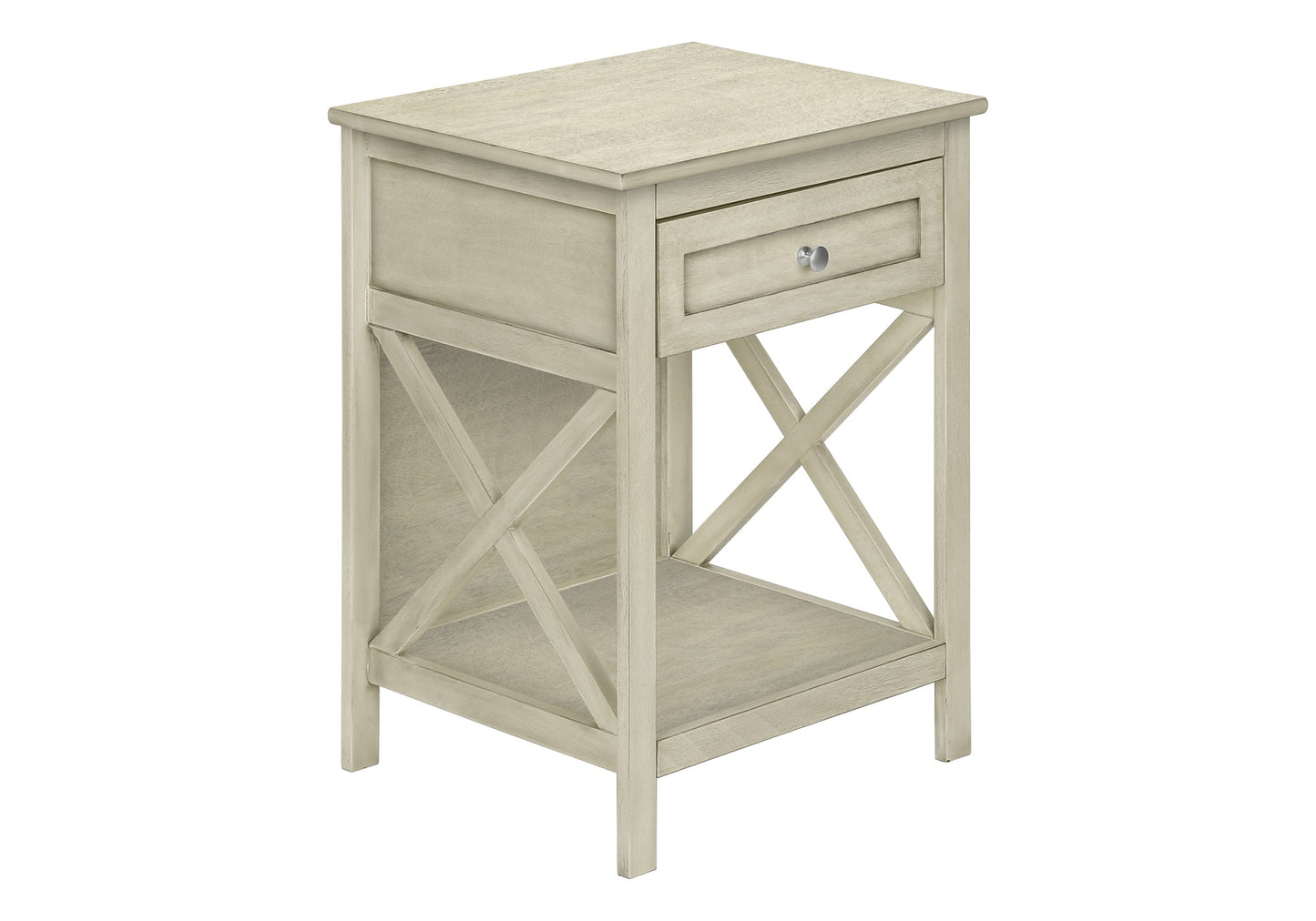 Antique 2-Tier Accent Table