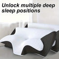 Ergonomic Memory Foam Neck Pillow – Slow Rebound, Back & Side Sleeper