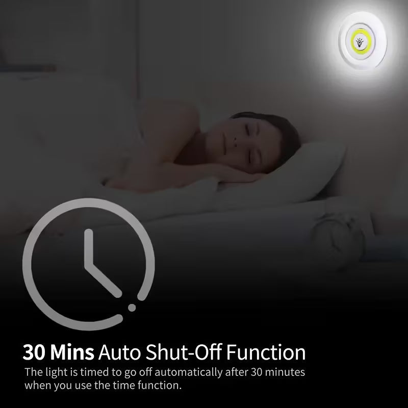 5pcs Smart Wireless LED Under-Cabinet Lights – Remote Control