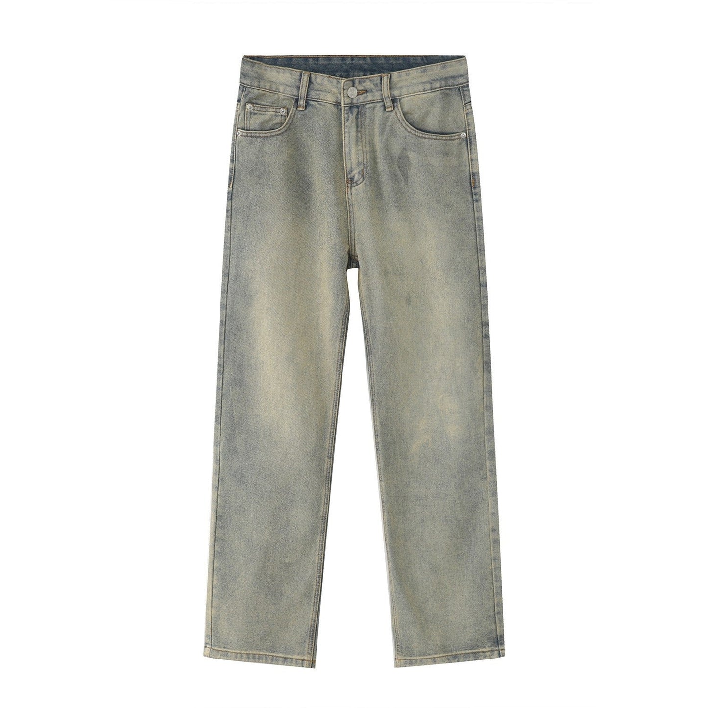Straight Leg Jeans with Pockets