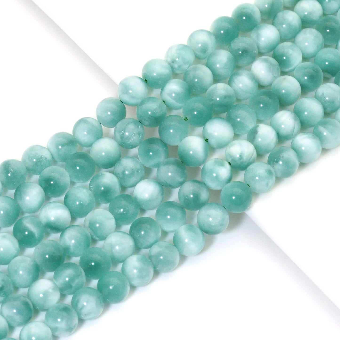 Genuine Angelite, 6mm/8mm/10mm/12mm Round Smooth, Sku#U1623