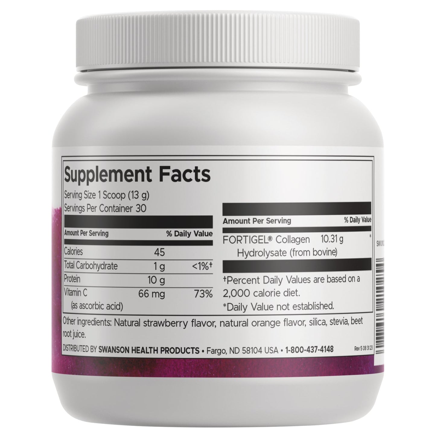 High Potency Collagen with Vitamin C - Citrus Berry Flavor