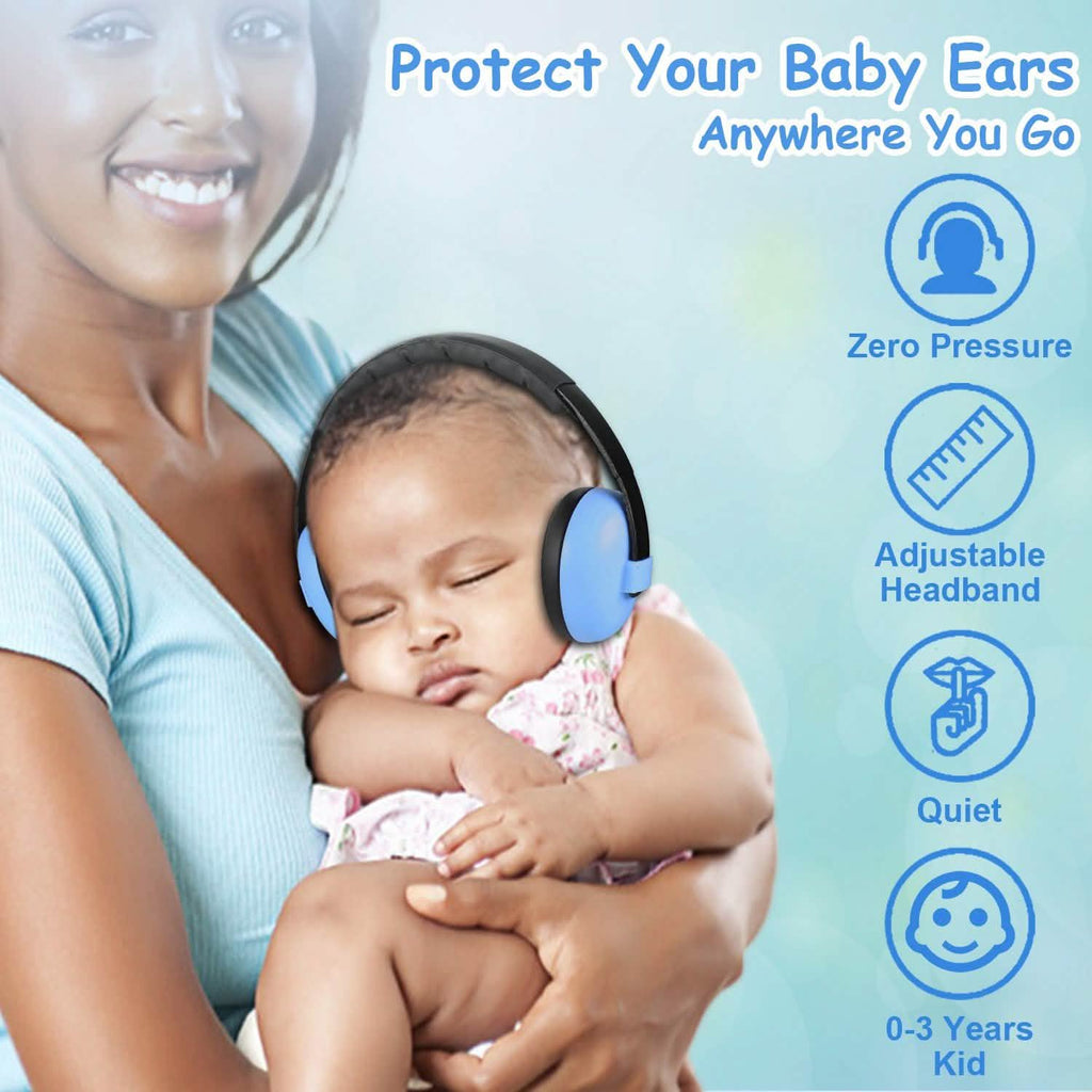 Cache-oreilles de protection auditive pour bébé