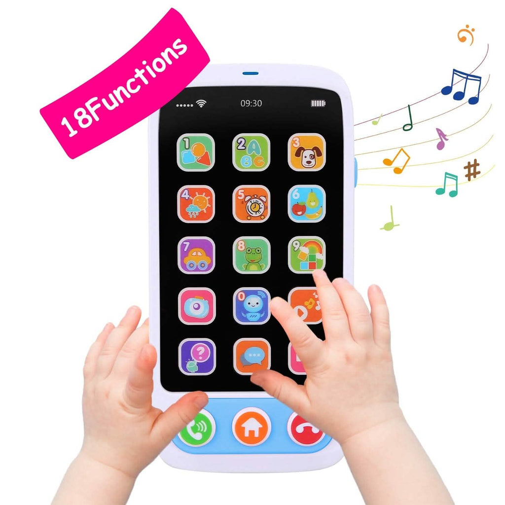 Téléphone Interactif Éducatif pour Bébé avec Musique et Lumières