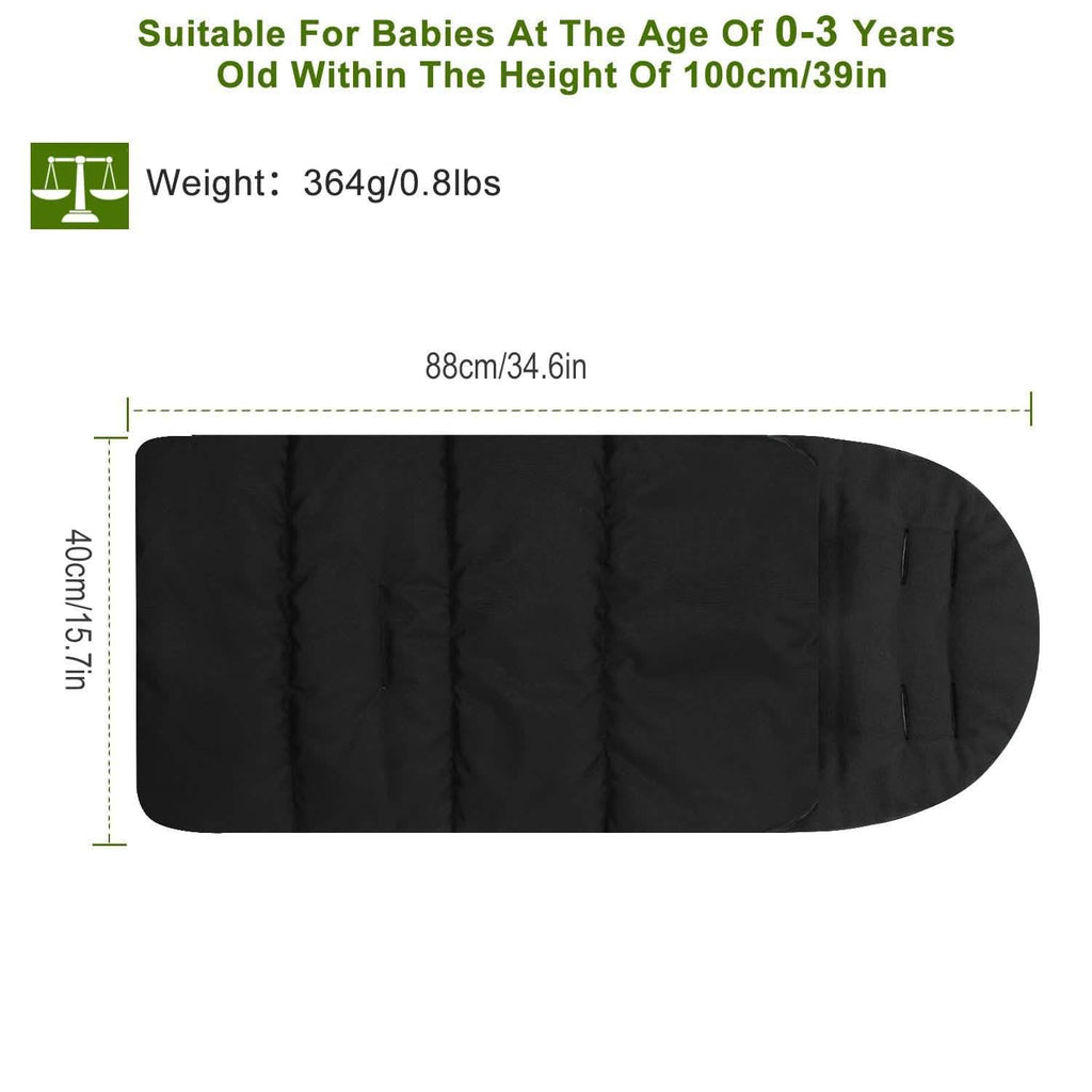 Sac de couchage pour poussette bébé, Chancelière nouveau-né, Couverture footmuff pour tout-petit