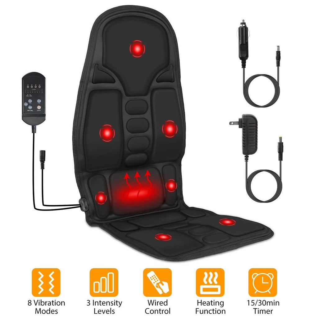 背中マッサージクッション 電動マッサージカーシート