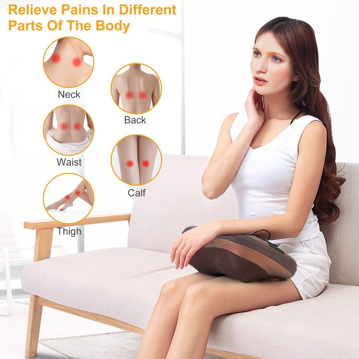 Back Neck and Shoulder Massage Pillow