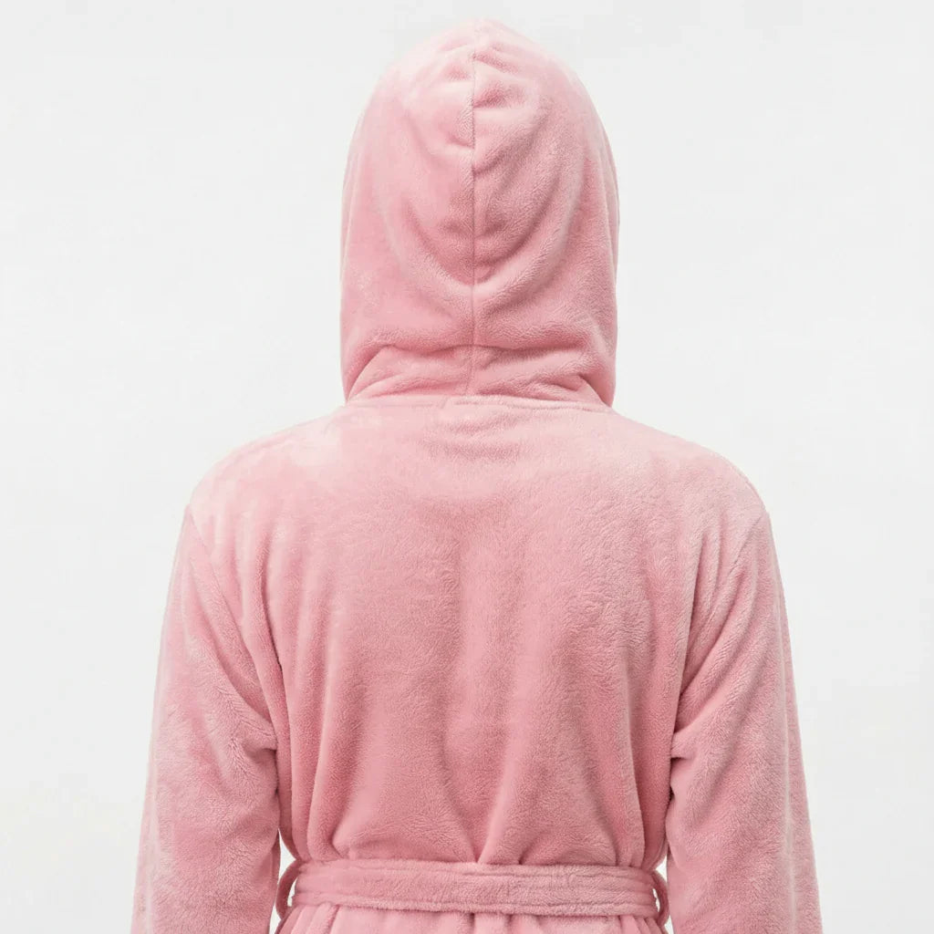 Women’s Plush Hooded Robe - Spa-Worthy Comfort at Home