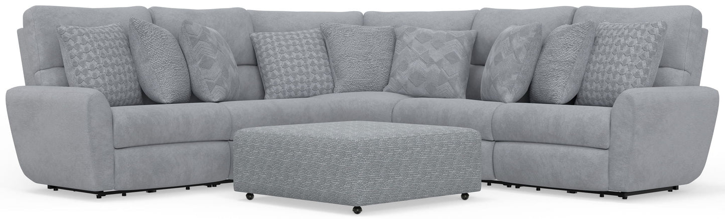 Majesty - Deep Seating Power Reclining Sectional And Ottoman
