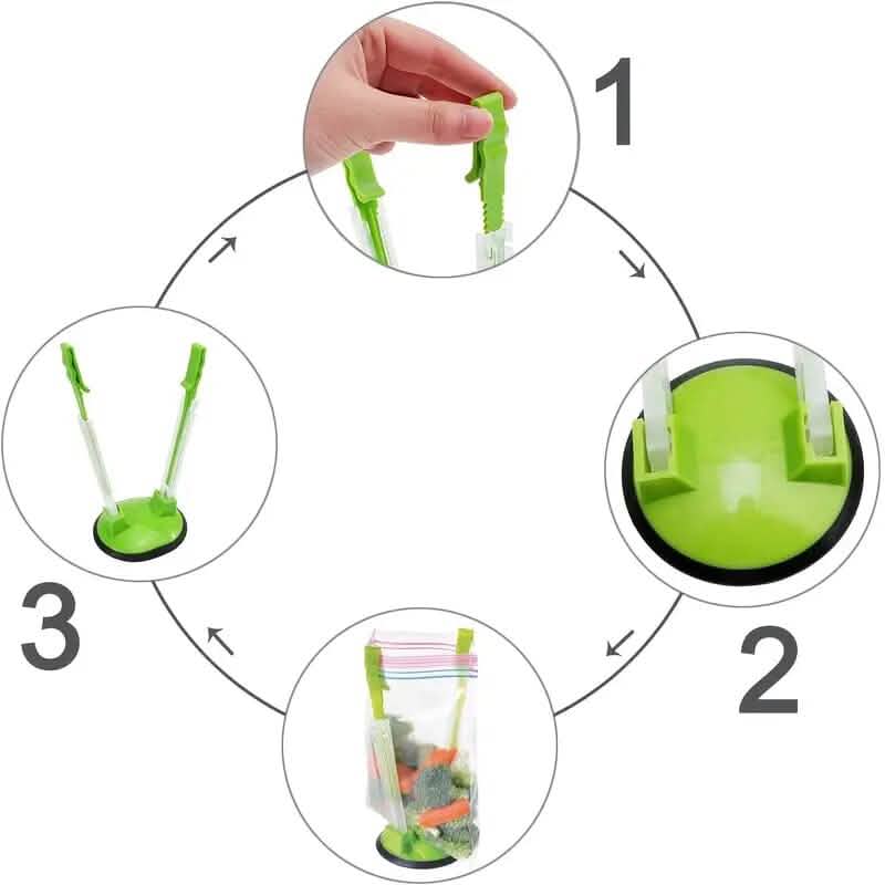バギーラックホルダープラスチックバッグ（食品準備用）