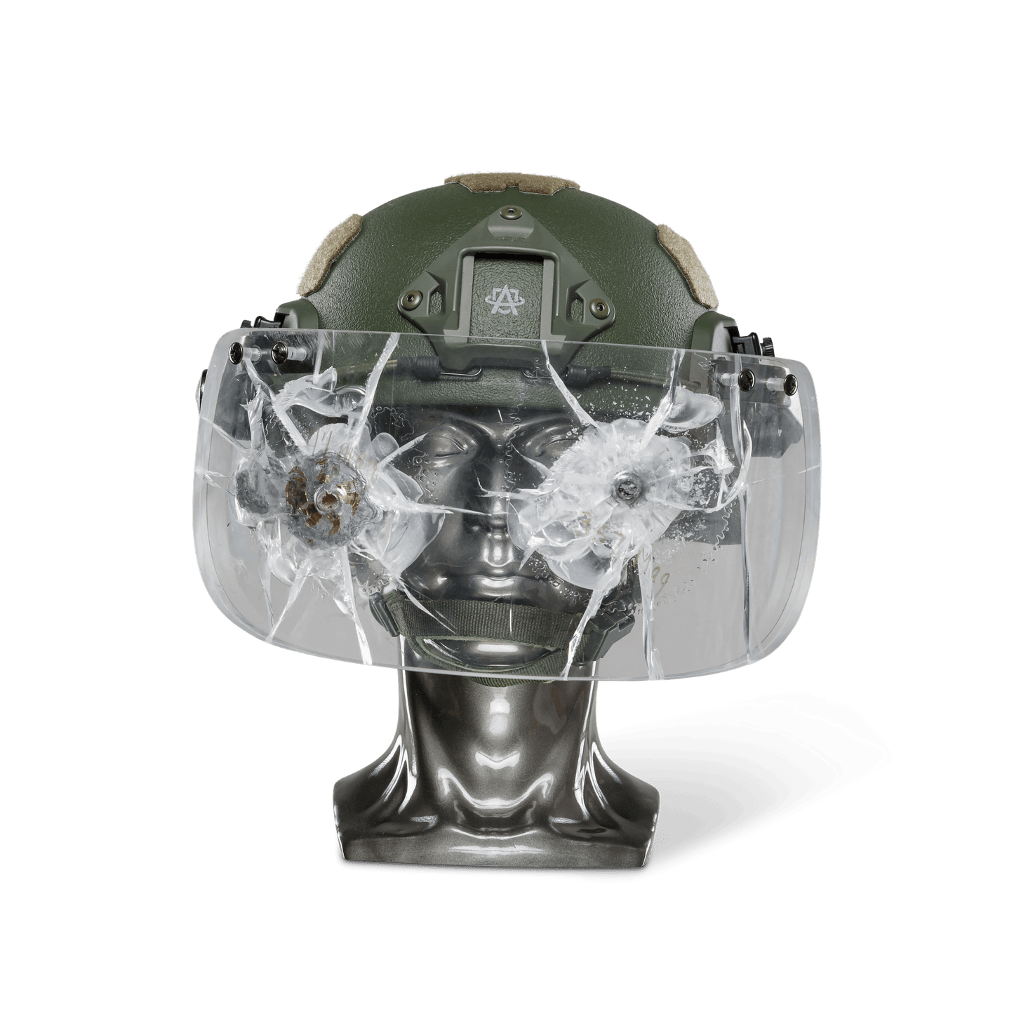 Ballistic Helmet with Face Shield - NIJ Level IIIA+