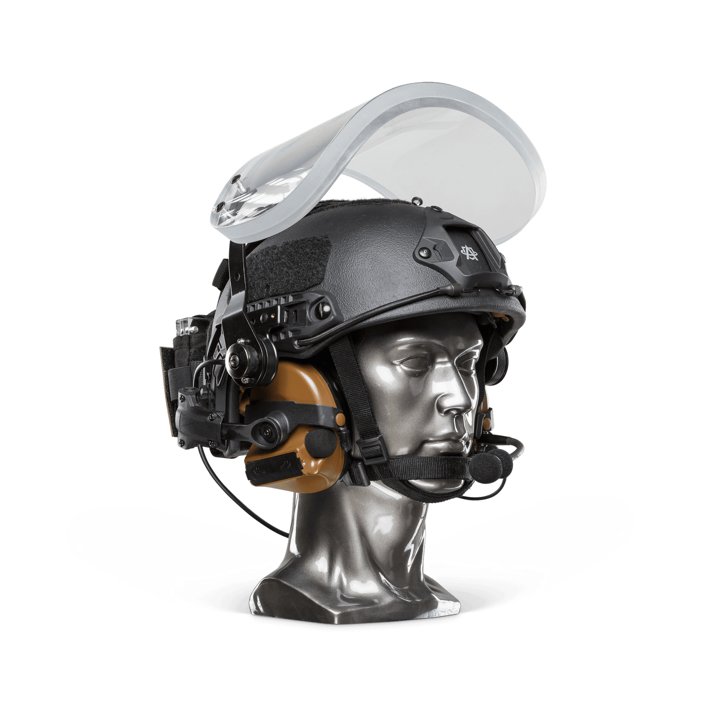 Ballistic Helmet with Face Shield - NIJ Level IIIA+