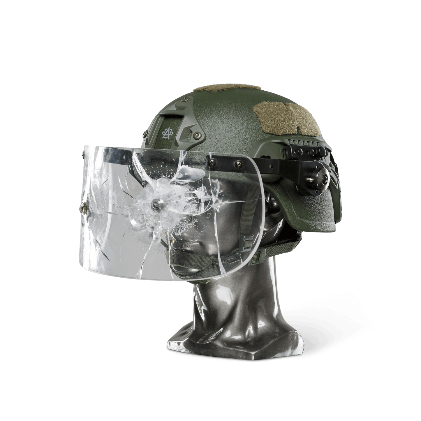 Ballistic Helmet with Face Shield - NIJ Level IIIA+