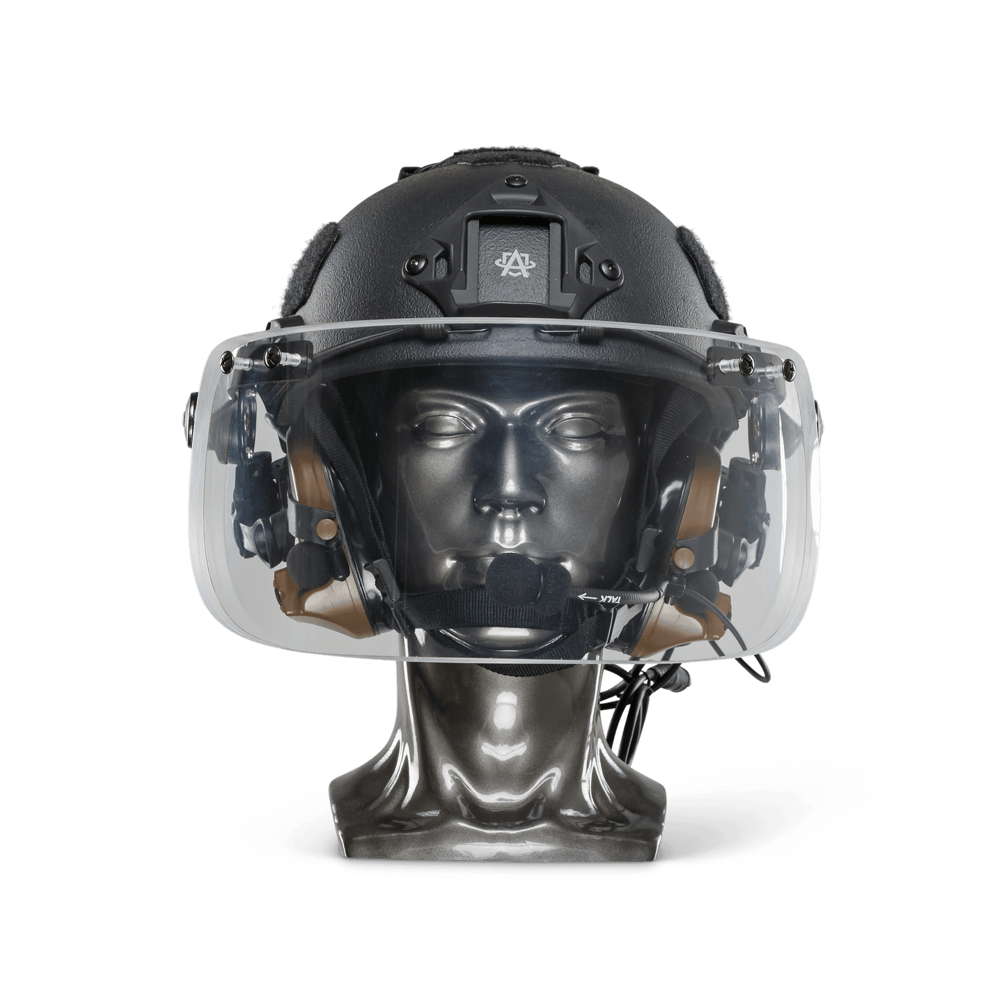 Ballistic Helmet with Face Shield - NIJ Level IIIA+