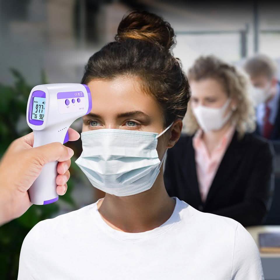 Thermomètre frontal infrarouge numérique sans contact Banne - SM-T20