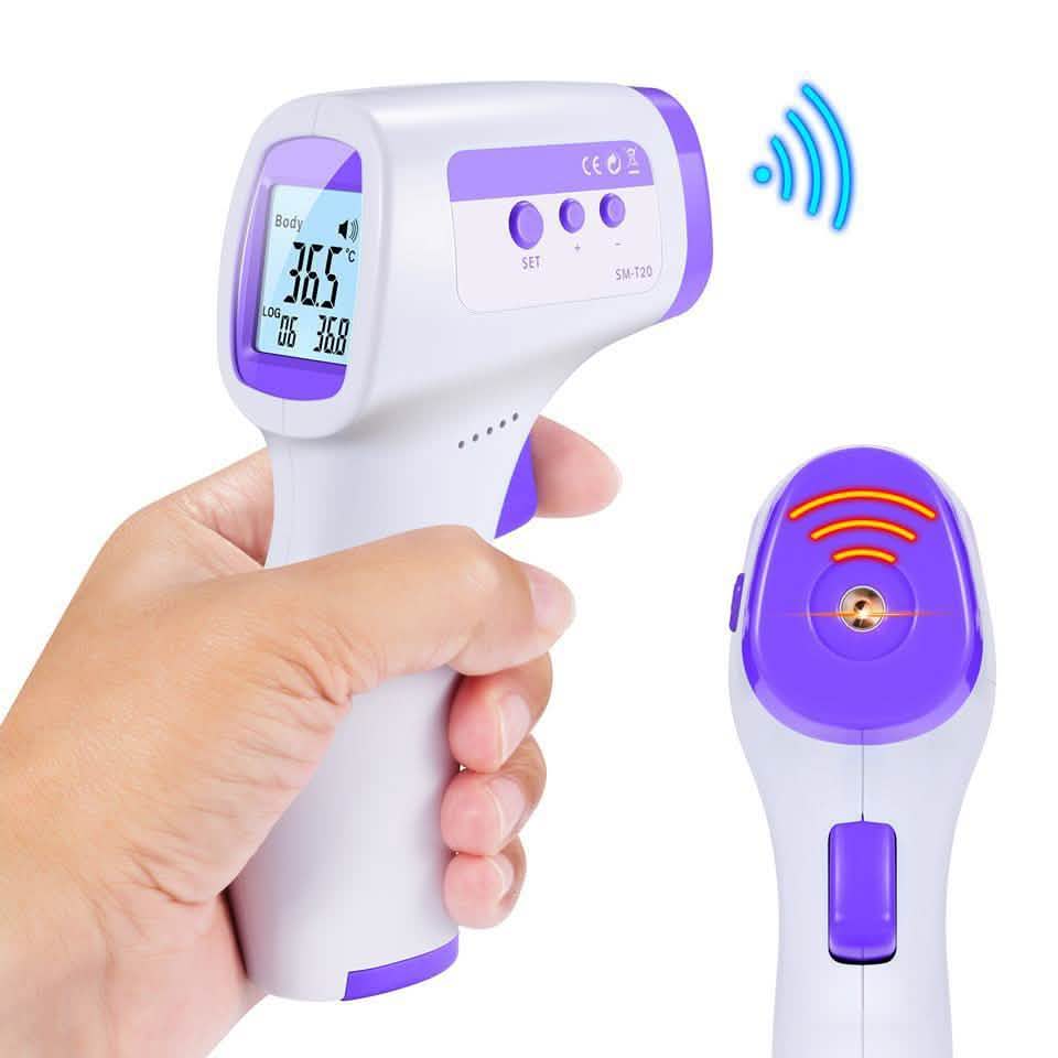 Thermomètre frontal infrarouge numérique sans contact Banne - SM-T20