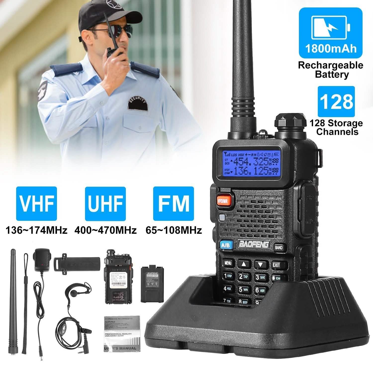 BaoFeng UV-5R 5W Walkie Talkie