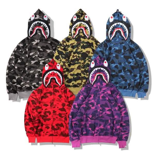 Camouflage Thin Hooded Zipper Jacket Shark Jacket