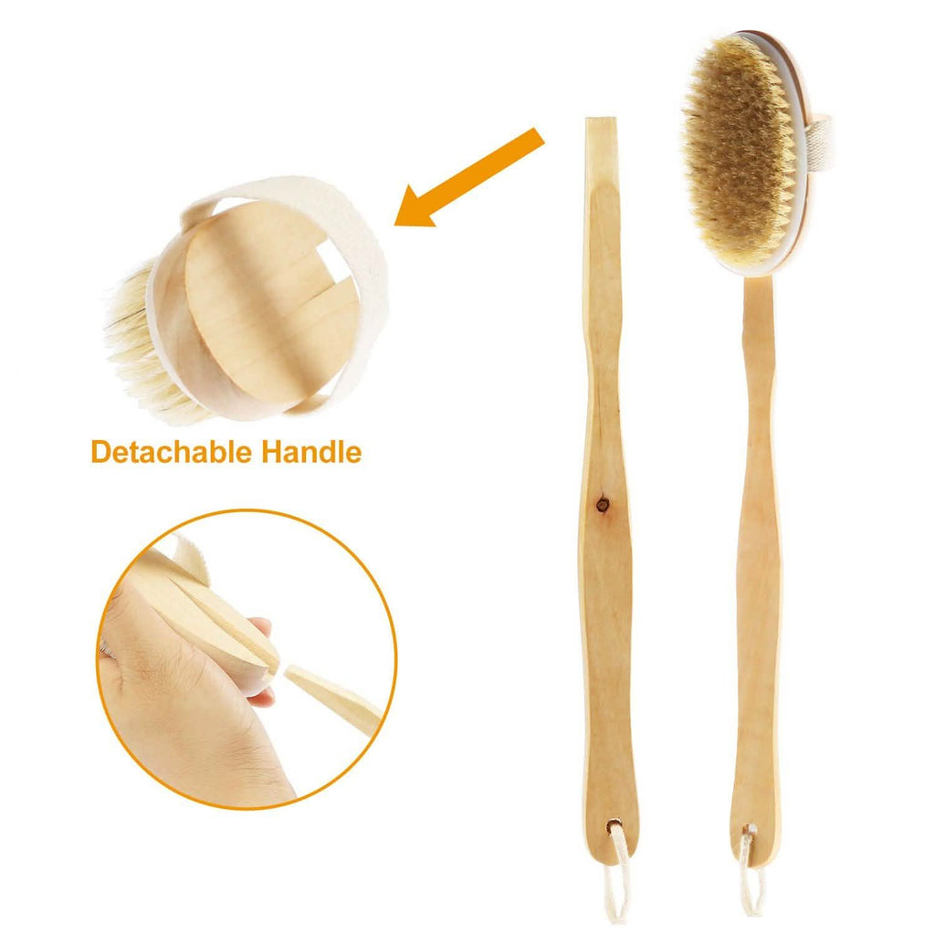 Brosse de bain 38 cm Nettoyant pour le dos du corps sous la douche
