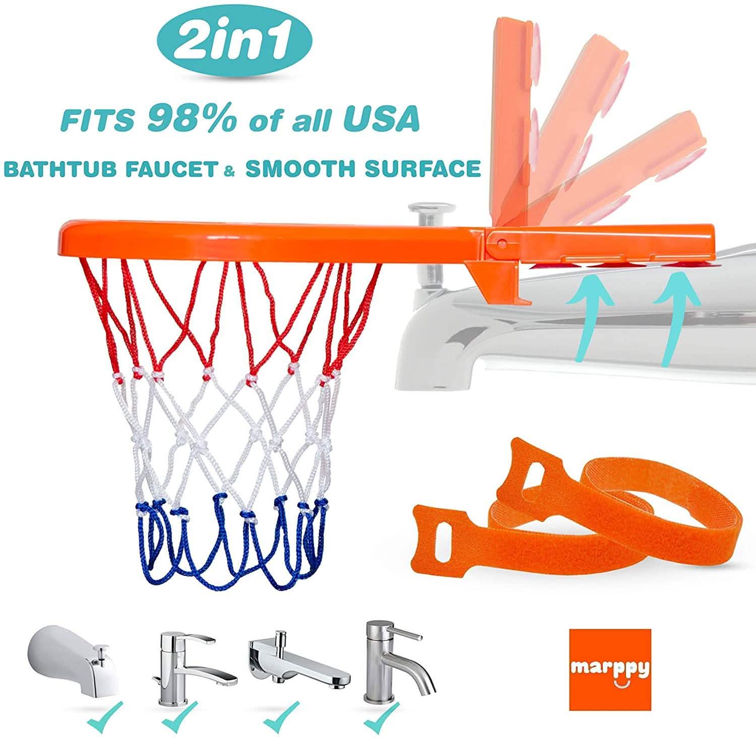 Panier de basket pour le bain des enfants