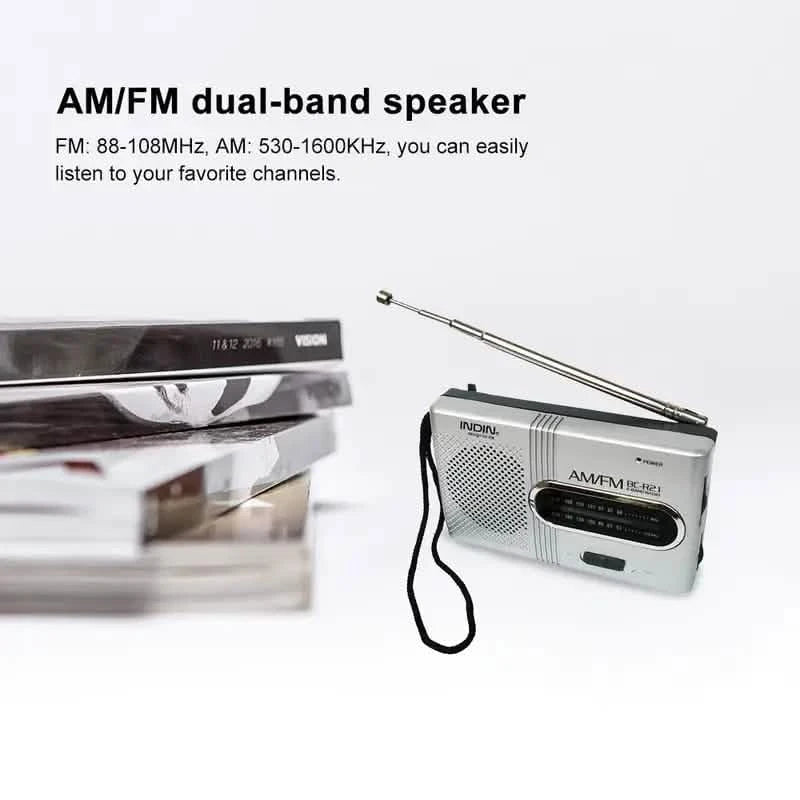 電池式ポータブルAM/FMラジオ