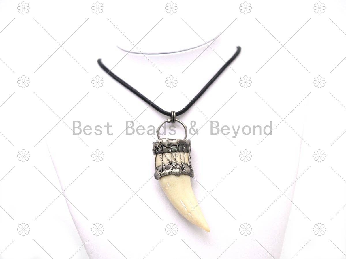 New!!! Cow Horn Shape Pendant, Sku#YT14