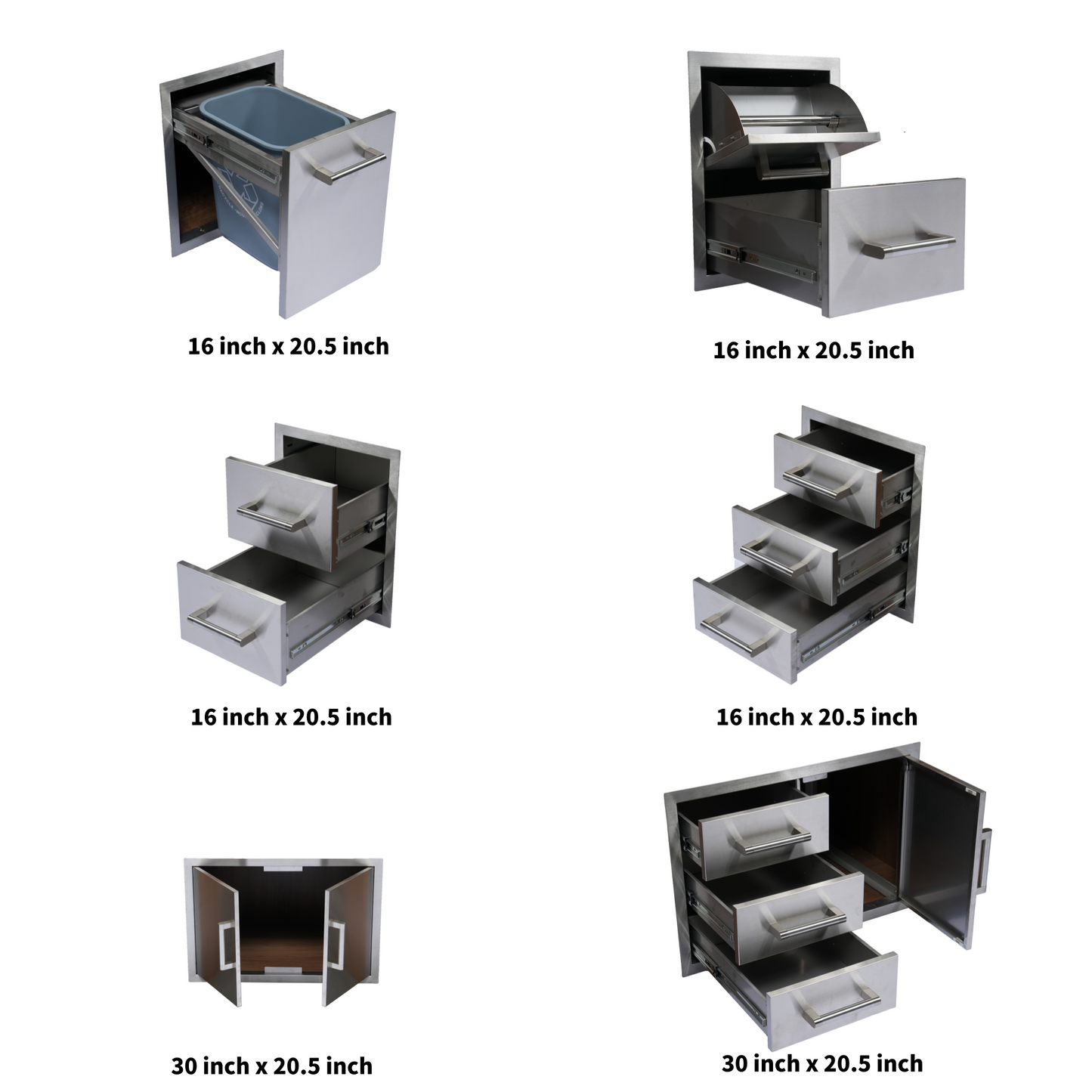 Built-in Outdoor Kitchen 32" LPG Gas Grill with Ice Box