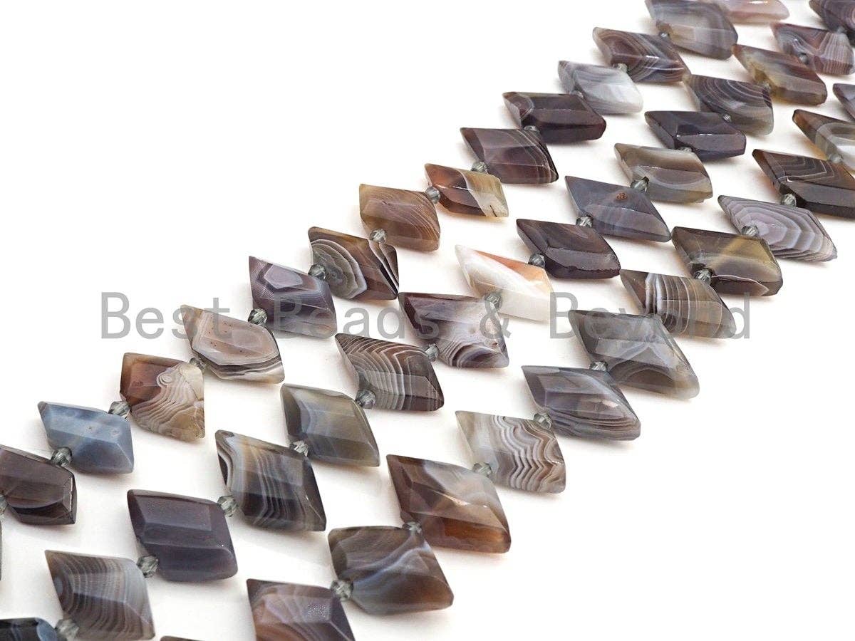 High Quality Natural Botswana Agate Horse Eye Shape Beads, Natural Botswana Agate beads, 16x30mm, sku#U676