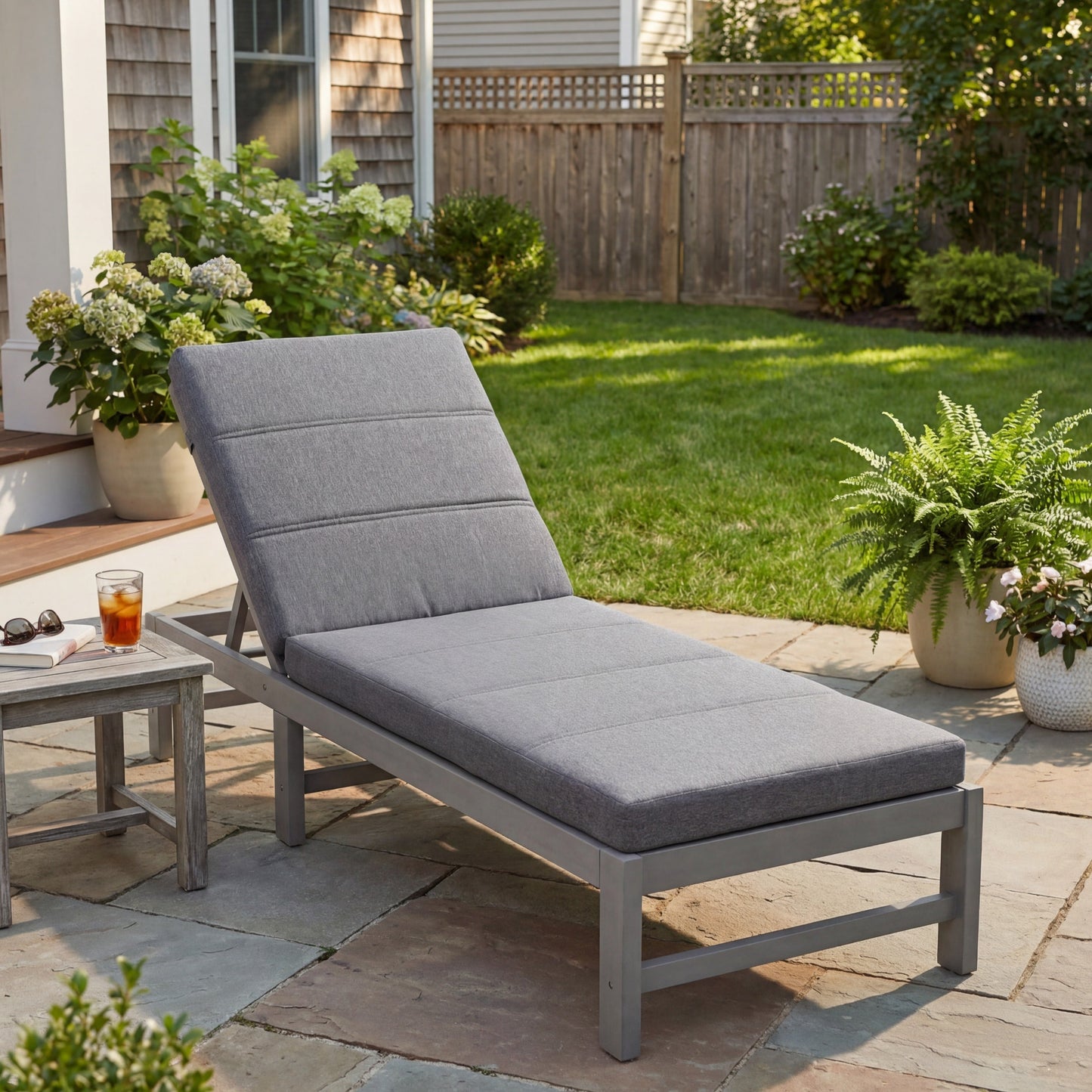 Outdoor Chaise Lounge Cushion Only