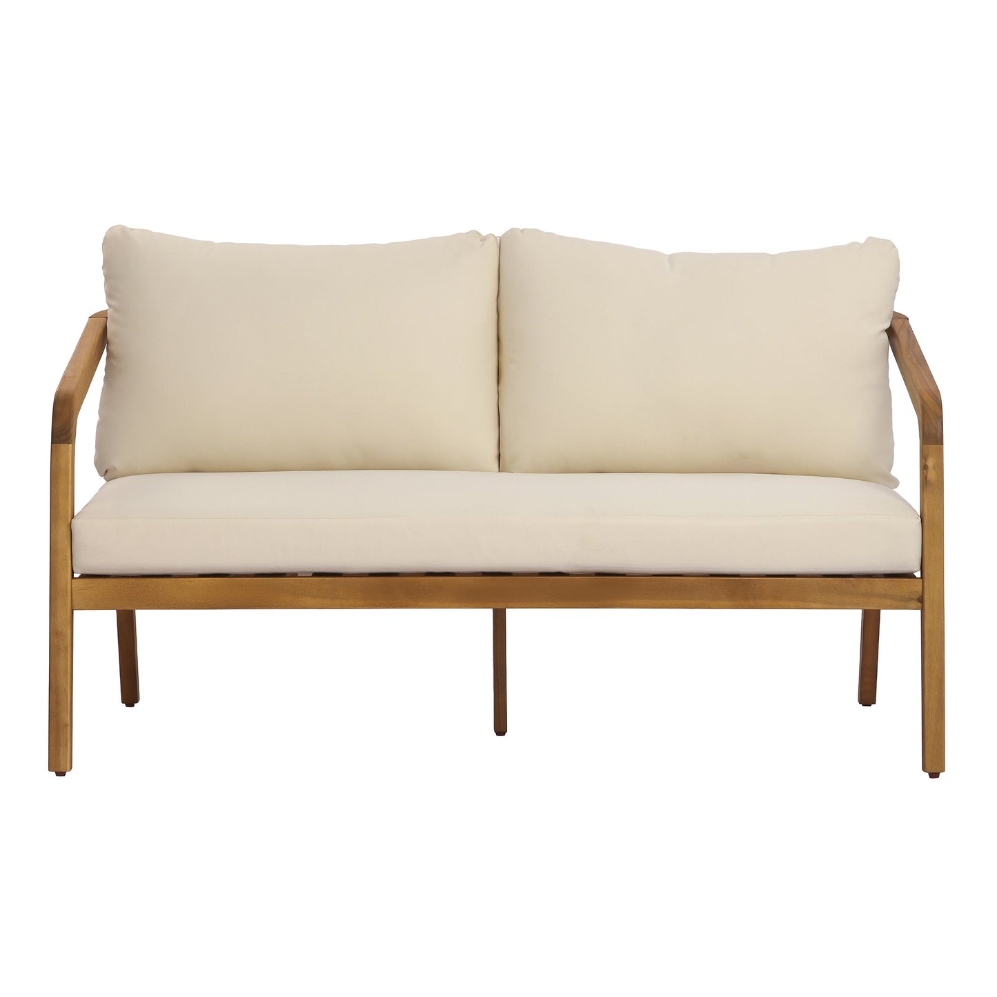 2-Piece Outdoor Loveseat & Coffee Table Set