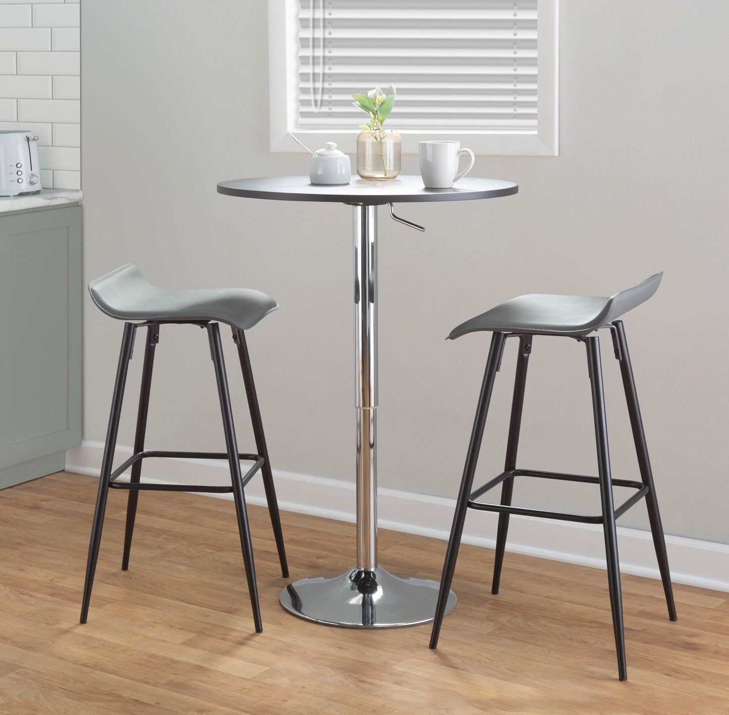 Contemporary Adjustable Bar Table
