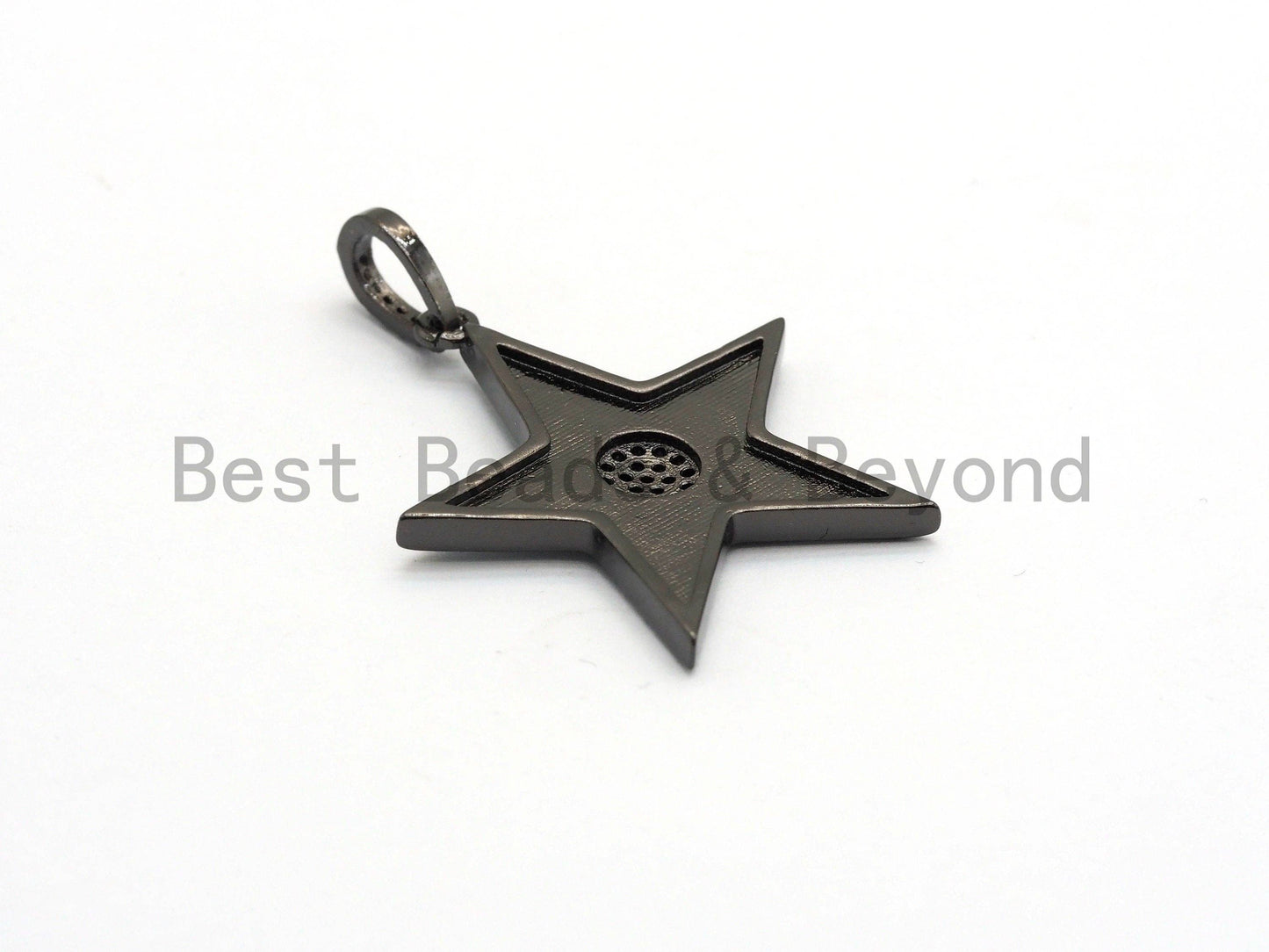 NEW Enamel Colorful Star Pendant,CZ Micro Pave Oil Drop Star pendant,Enamel pendant,Enamel Jewelry,28x31mm,sku#F574